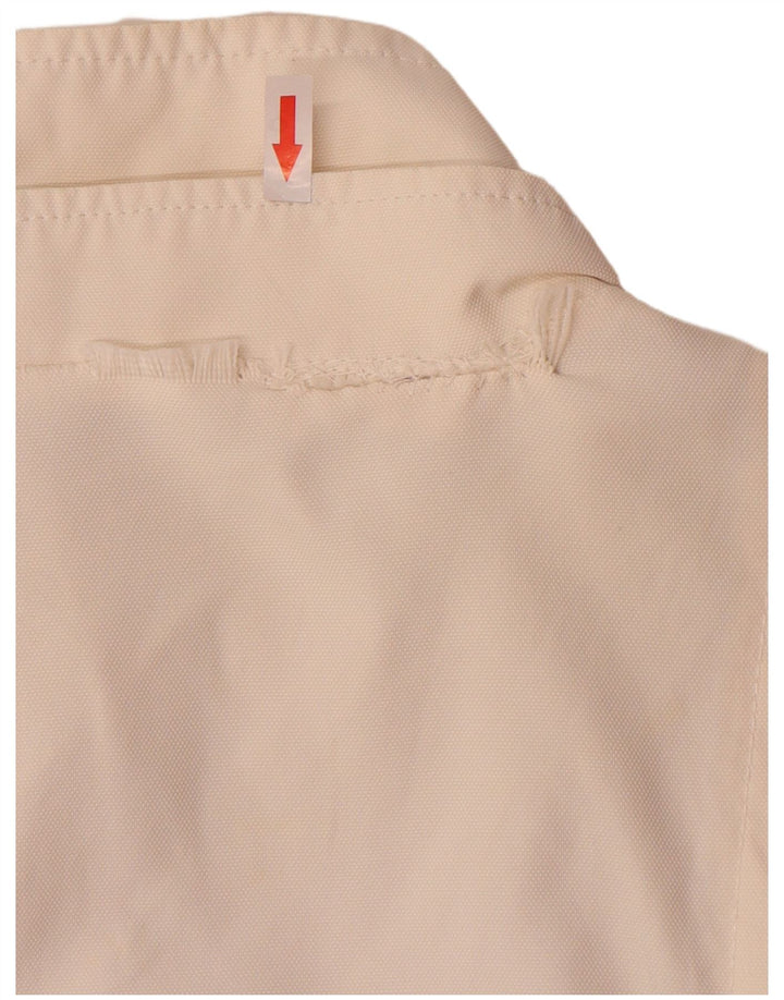 Jaqueta utilitária feminina Zara Reino Unido 16 grande nylon branco