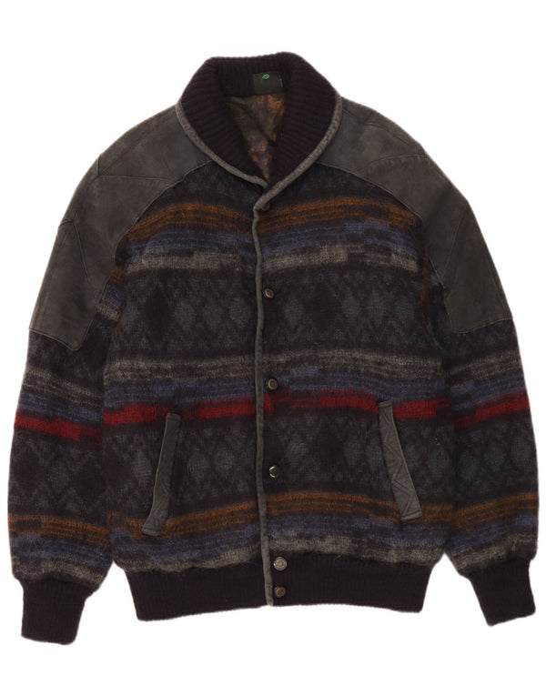 Jaqueta corta-vento masculina C&A Westbury EU 52/54 grande multicolorida geométrica