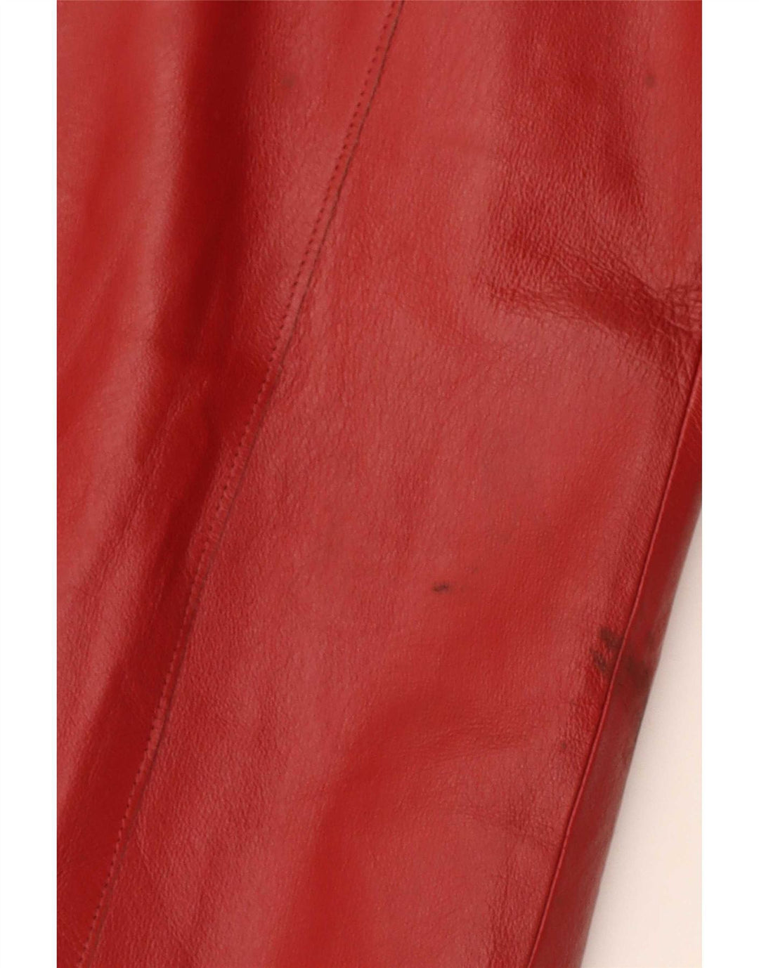 Casaco de couro feminino Rachele@Asati IT 46 grande vermelho
