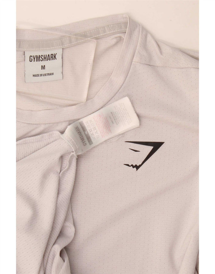 Gymshark Masculino Médio Poliéster Branco