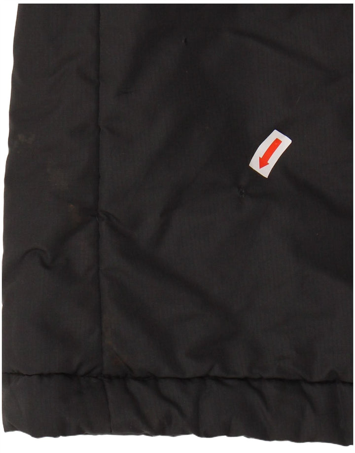 Casaco acolchoado com capuz feminino JACK WOLFSKIN Reino Unido 16 grande poliéster preto