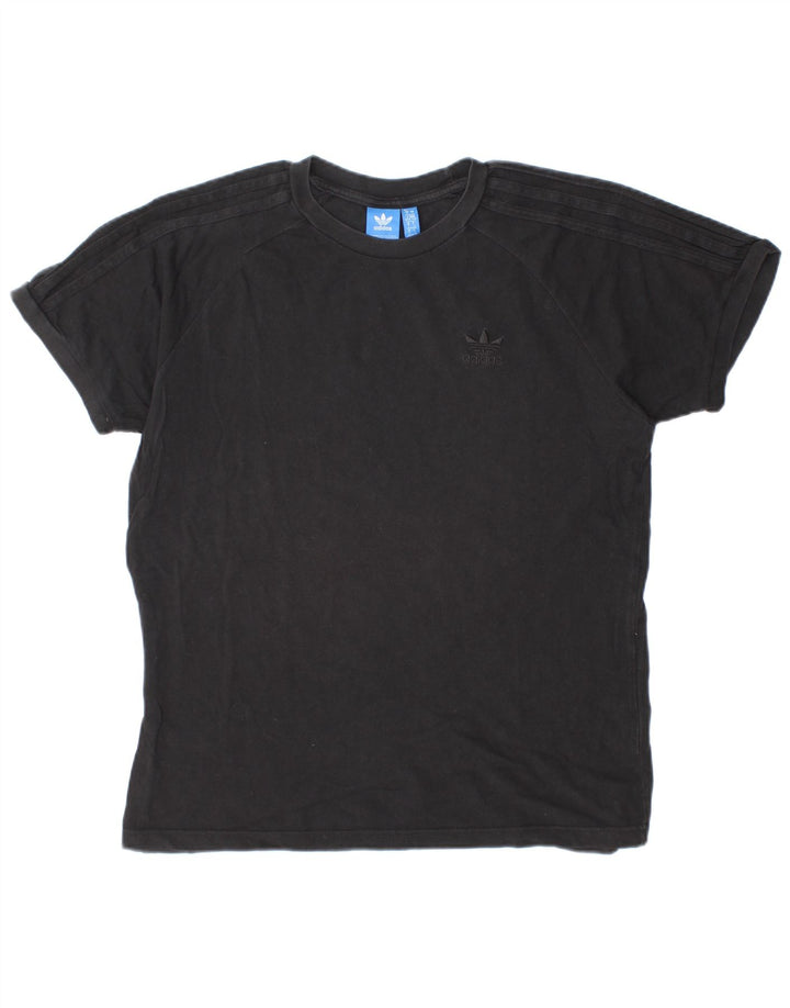Camiseta masculina Adidas grande algodão preto