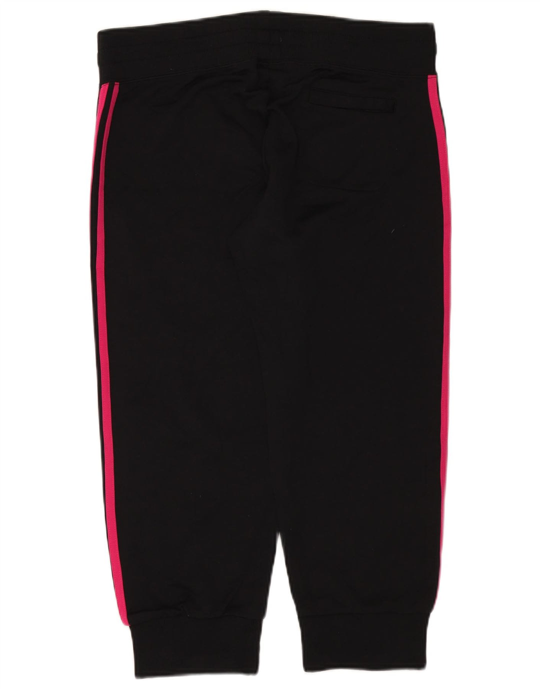 ADIDAS Womens Graphic Tracksuit Calças Joggers UK 12 Médio Preto
