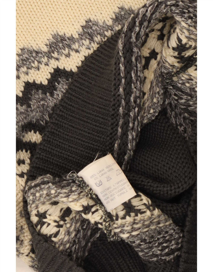 Suéter masculino Silvy com gola redonda IT 48 médio multicolorido Fair Isle