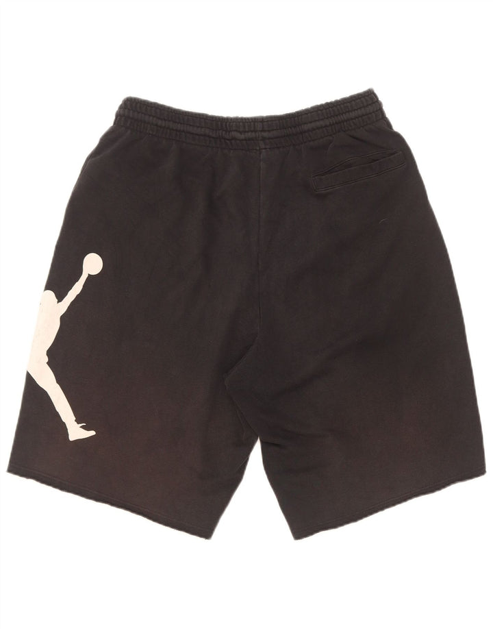 Jordan Mens Graphic Sport Shorts Médio Algodão Preto
