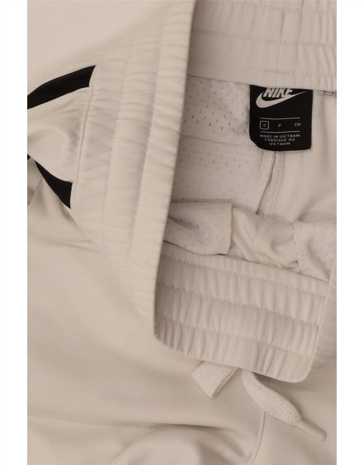NIKE Mens Capri Tracksuit Trousers Small White Vintage Nike and Second-Hand Nike from Messina Hembry 