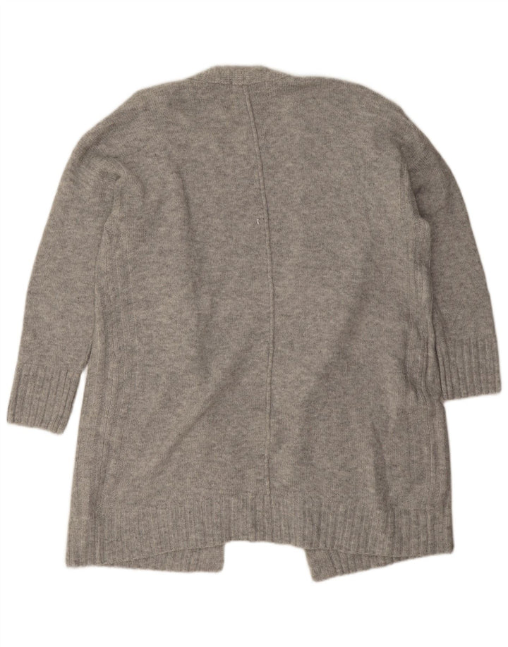 Suéter cardigã feminino Longline Marks & Spencer Reino Unido 14 cinza médio