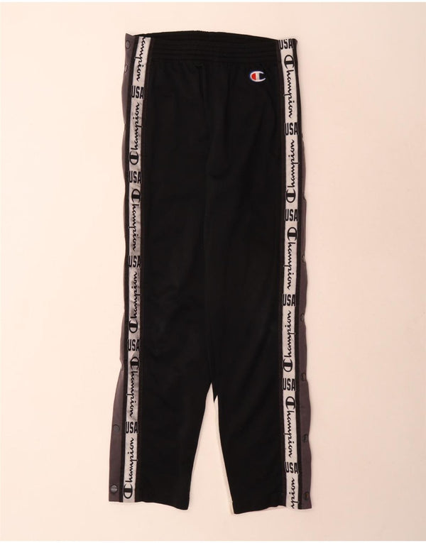 Calça de treino Champion Mens USA Graphic XS Preto Colorblock Sports