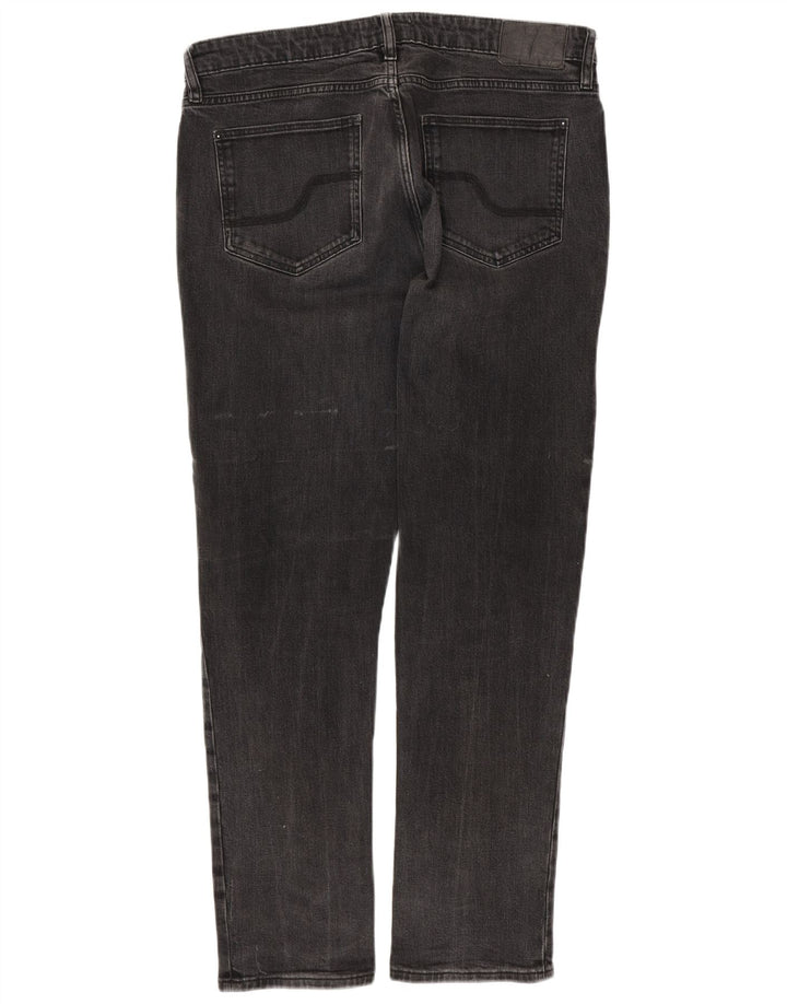 FAT FACE Mens Jeans Slim W36 L31 Algodão Cinza