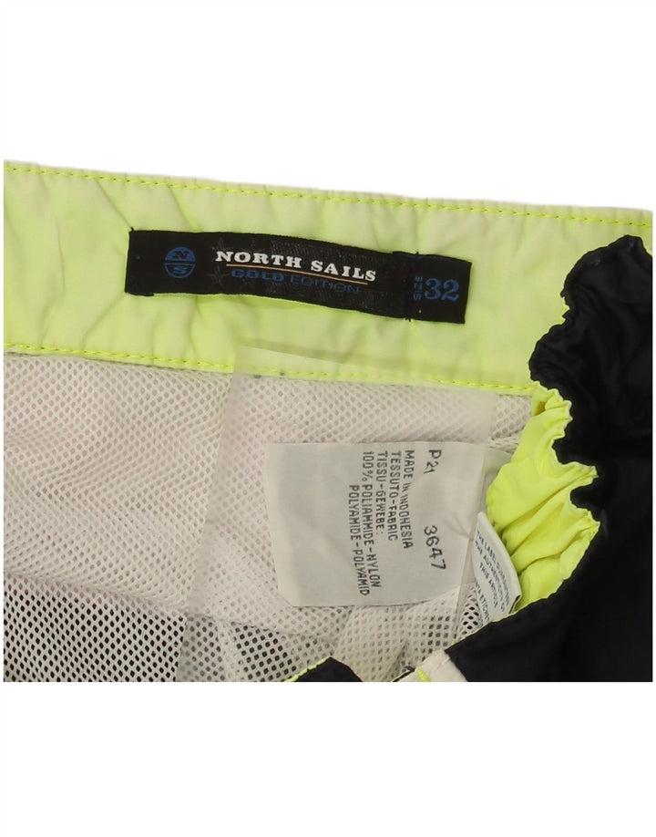 Shorts de natação masculino North Sails Gold Edition W32 médio azul marinho