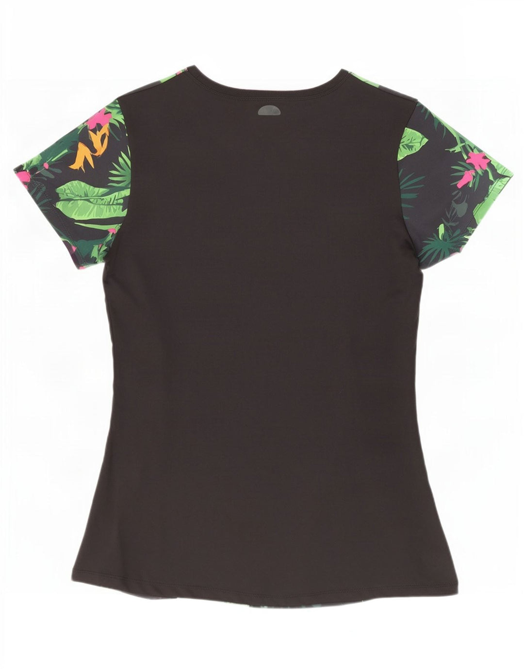 Camiseta feminina Ellesse com estampa gráfica UK 12 poliéster floral preto médio