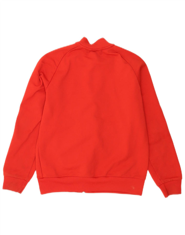Adidas Boys Tracksuit Top Jacket 11-12 Anos Poliéster Vermelho