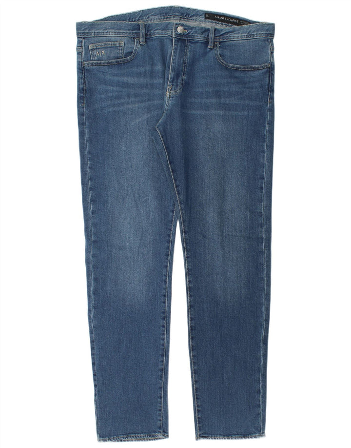ARMANI EXCHANGE Jeans Slim Masculino W36 L32 Azul Algodão