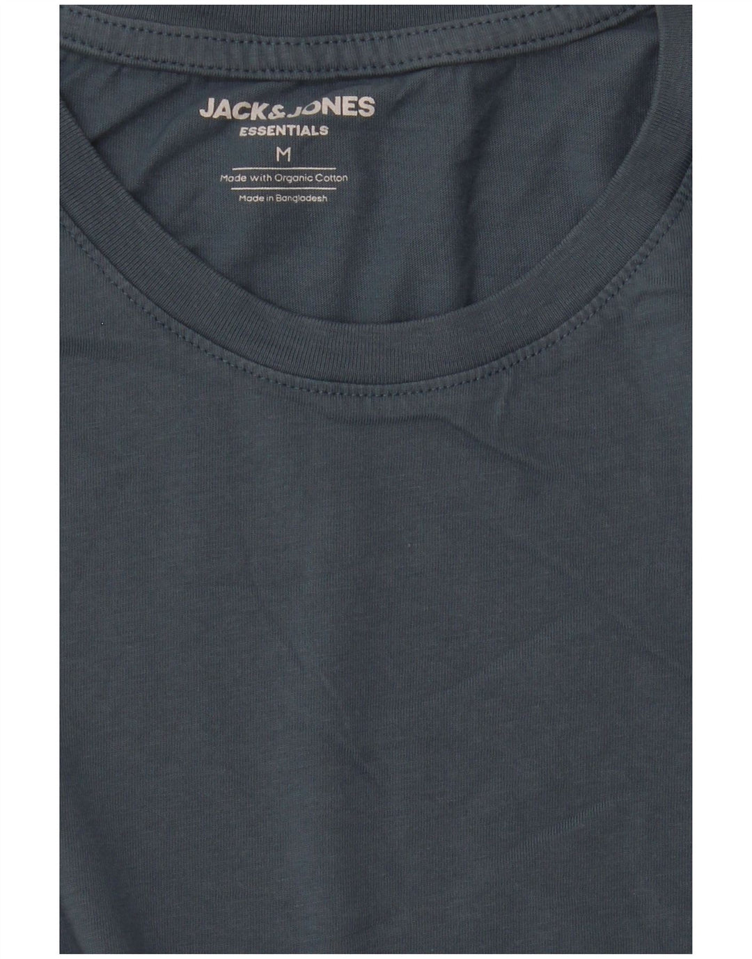 Camiseta masculina Jack & Jones Top médio algodão azul