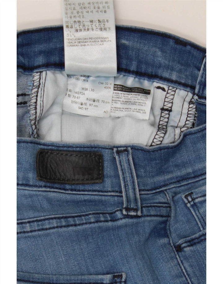 Jeans skinny feminino Levi's W28 L30 algodão azul