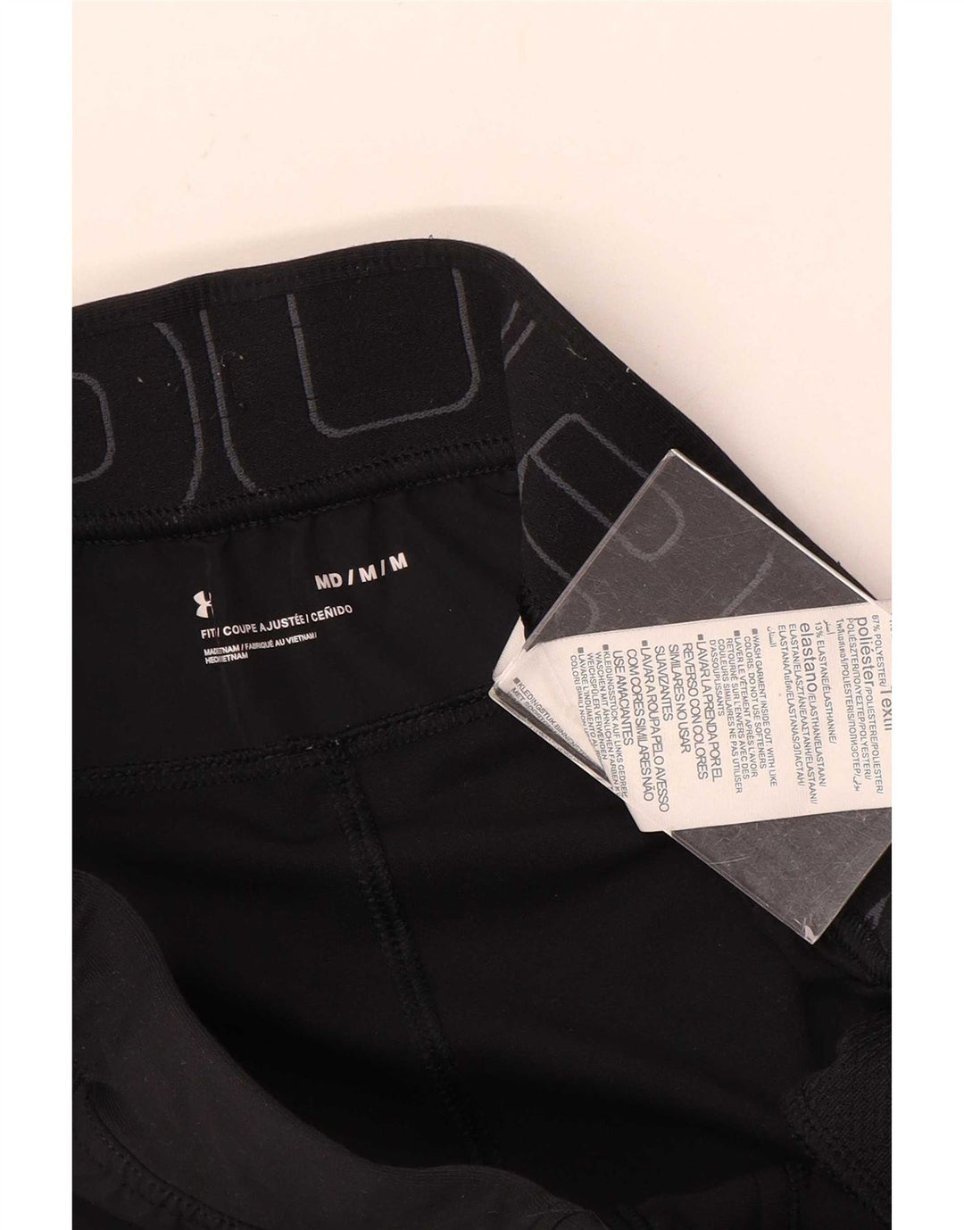 Calça esportiva masculina Under Armour Graphic Joggers poliéster preto médio