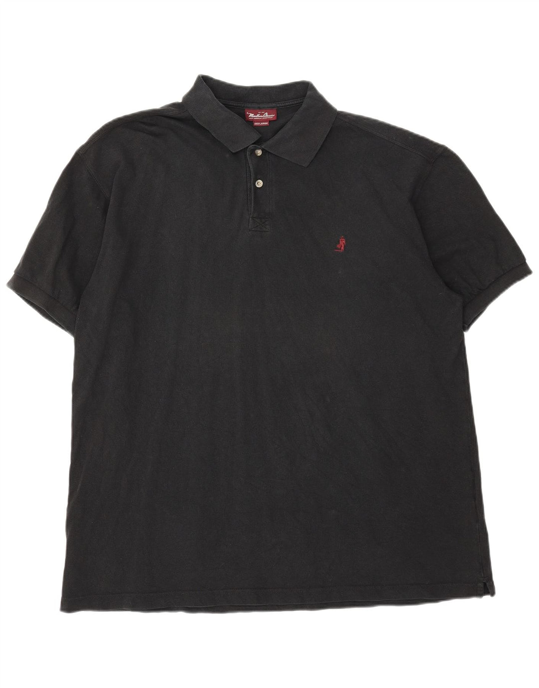 Camisa polo masculina MARLBORO CLASSICS 3XL algodão preto