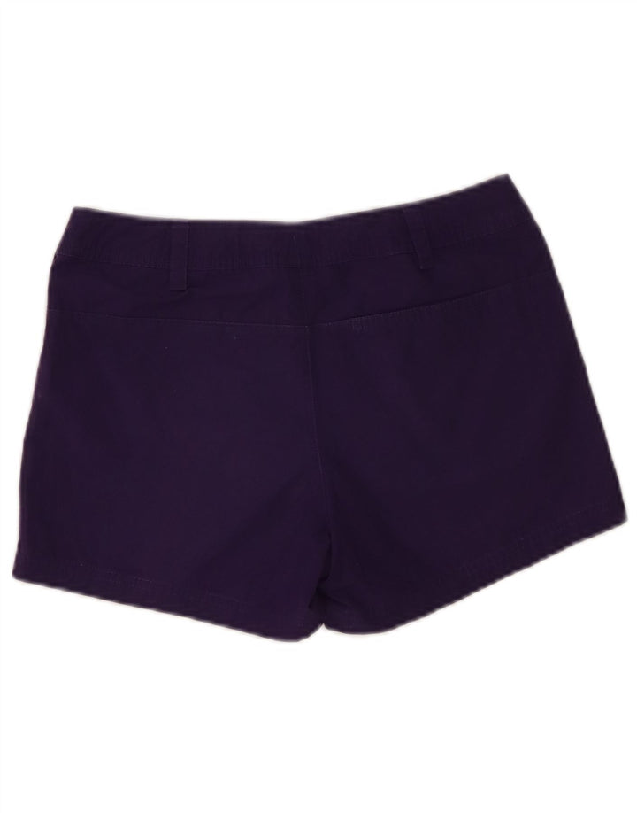 Nike Girls Chino Shorts 10-11 anos Médio W26 Roxo Poliéster