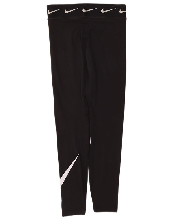 Leggings Nike Femininas Graphic UK 12 Médio Algodão Preto