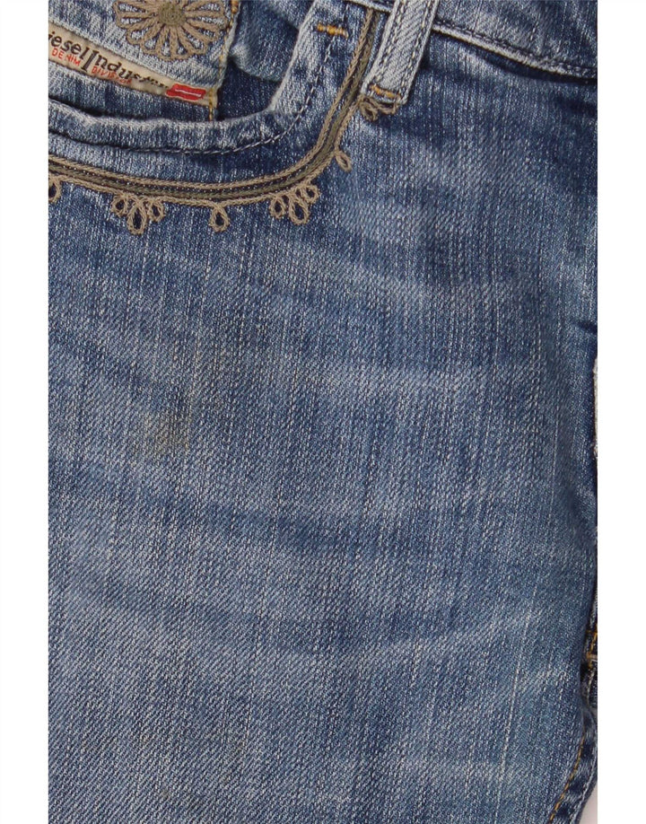 Diesel Feminino Liv Slim Jeans W29 L30 Azul Algodão