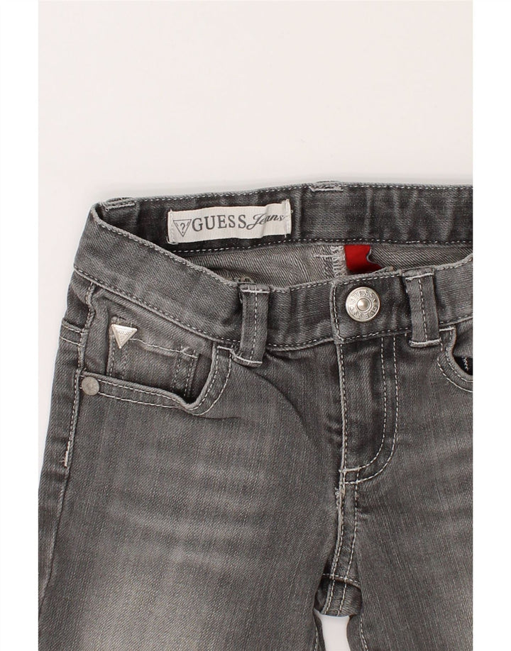 GUESS Baby Girls Straight Jeans 9-12 Months W18 L12  Grey Cotton Vintage Guess and Second-Hand Guess from Messina Hembry 