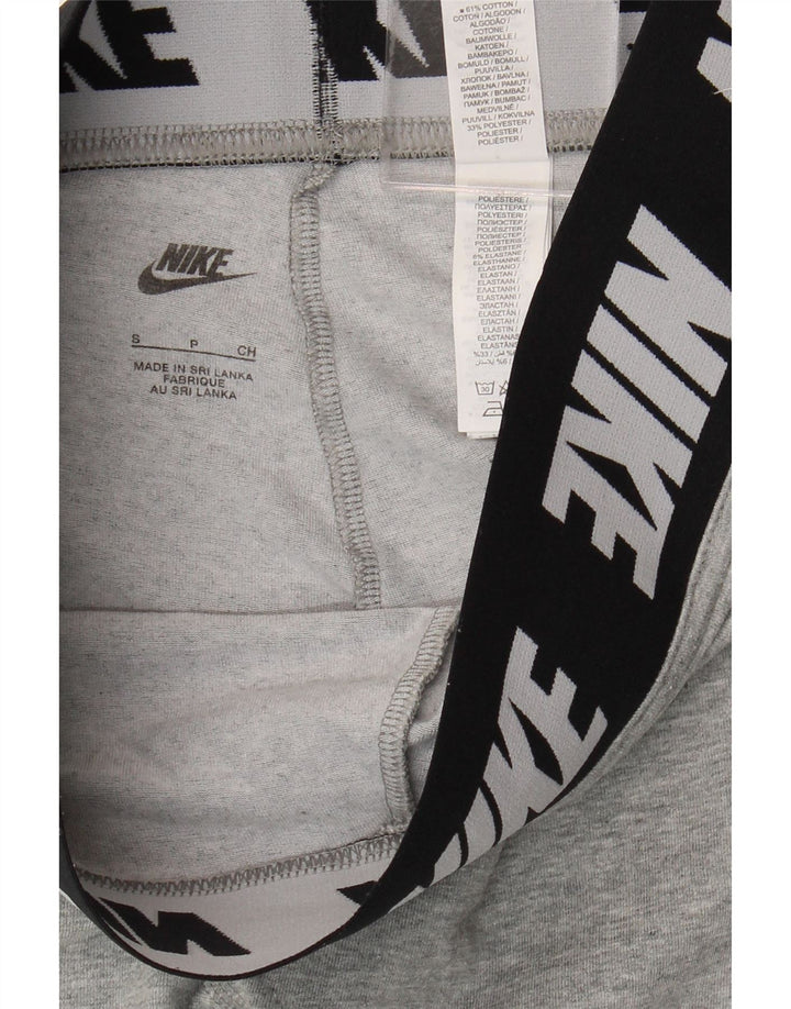 Leggings femininas NIKE Graphic pequenas cinza algodão
