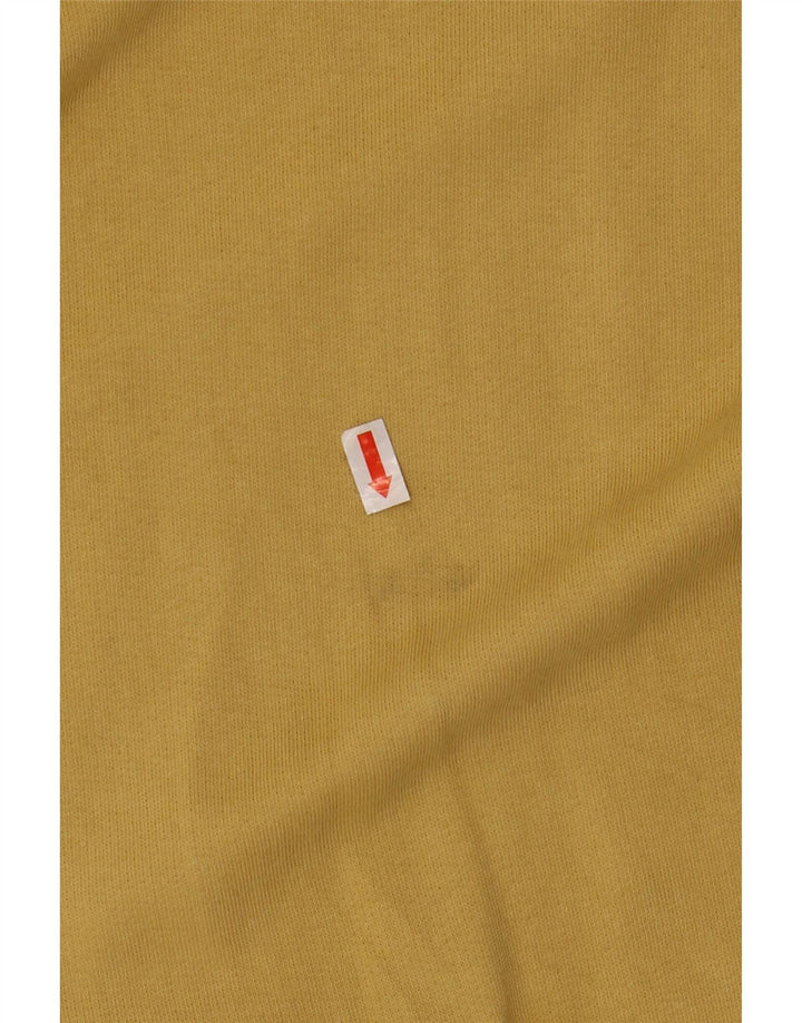 Calça de treino feminina ZARA Joggers UK 12 algodão amarelo médio