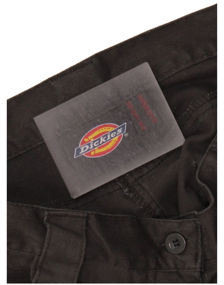 Calças cargo retas femininas Dickies US 10 médio W28 L31 cinza