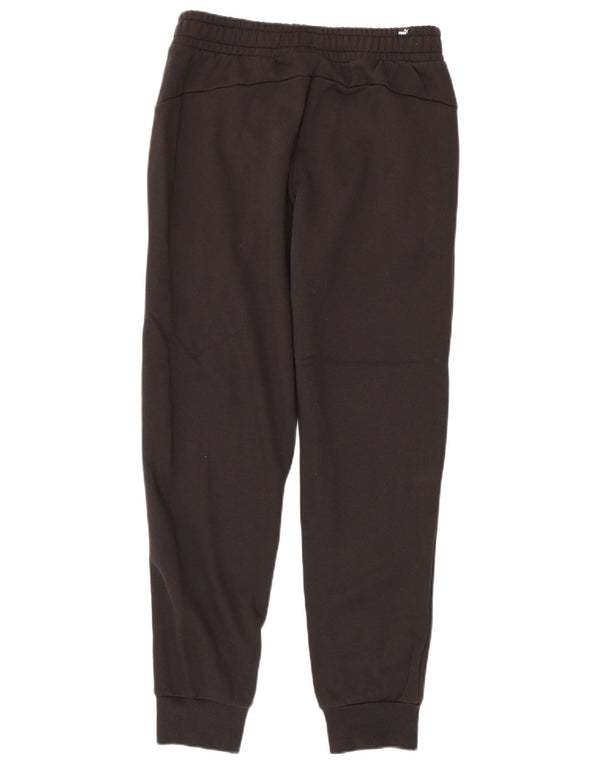 Calça de treino masculina Puma Graphic Joggers médio preto algodão