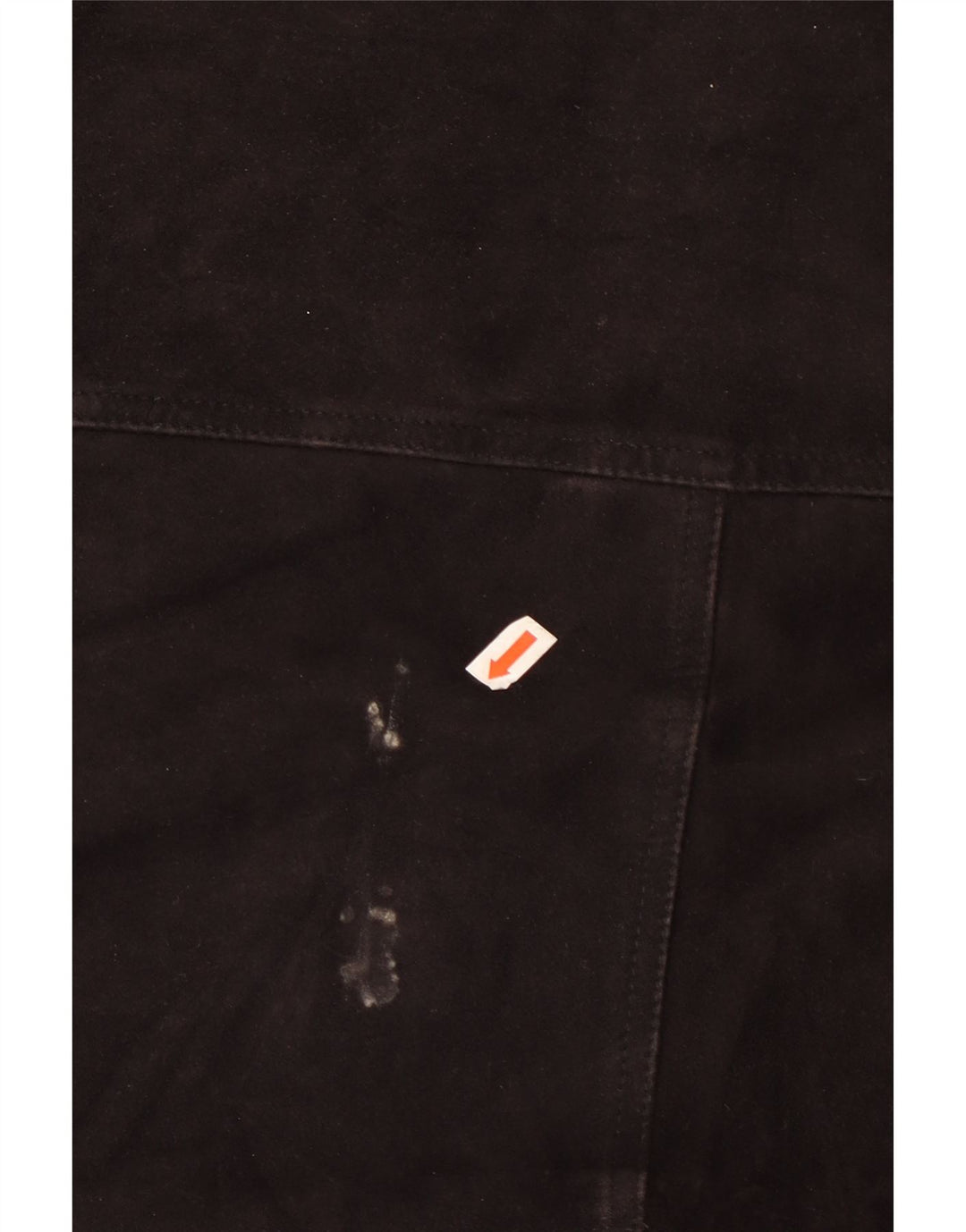 Jaqueta bomber masculina de camurça MABRUN IT 56 3XL couro preto