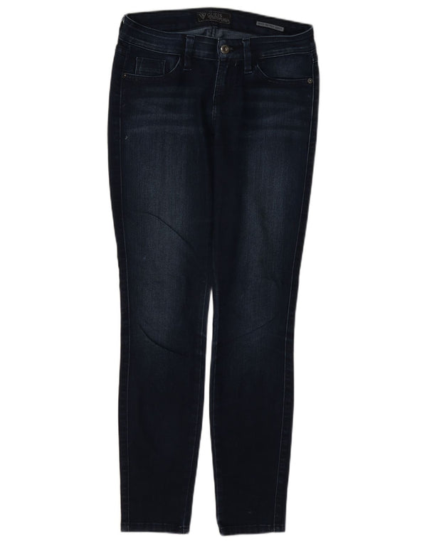 Guess Womens Petite Brittney Skinny Jeans W26 L28 Azul Marinho Algodão