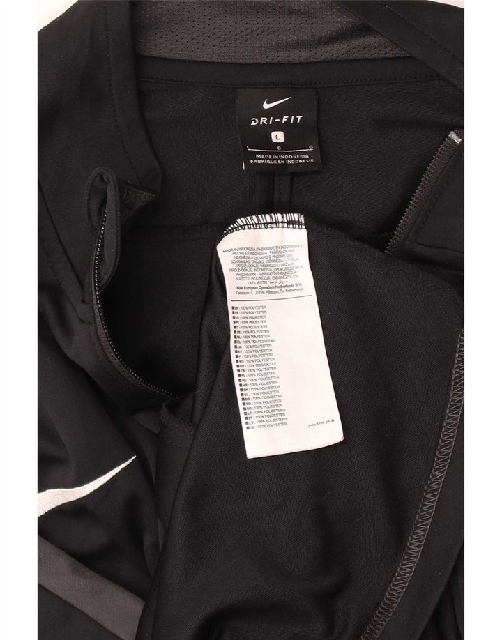 Nike Mens Treino Top Jaqueta Grande Poliéster Preto Esportes