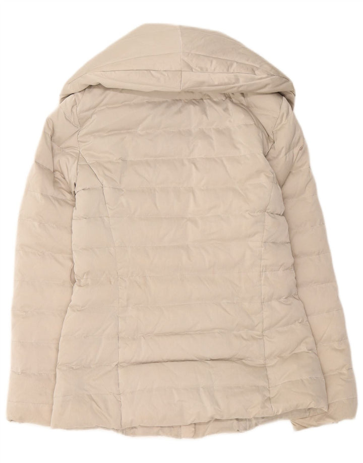 Jaqueta acolchoada feminina Max & Co. UK 12 médio bege