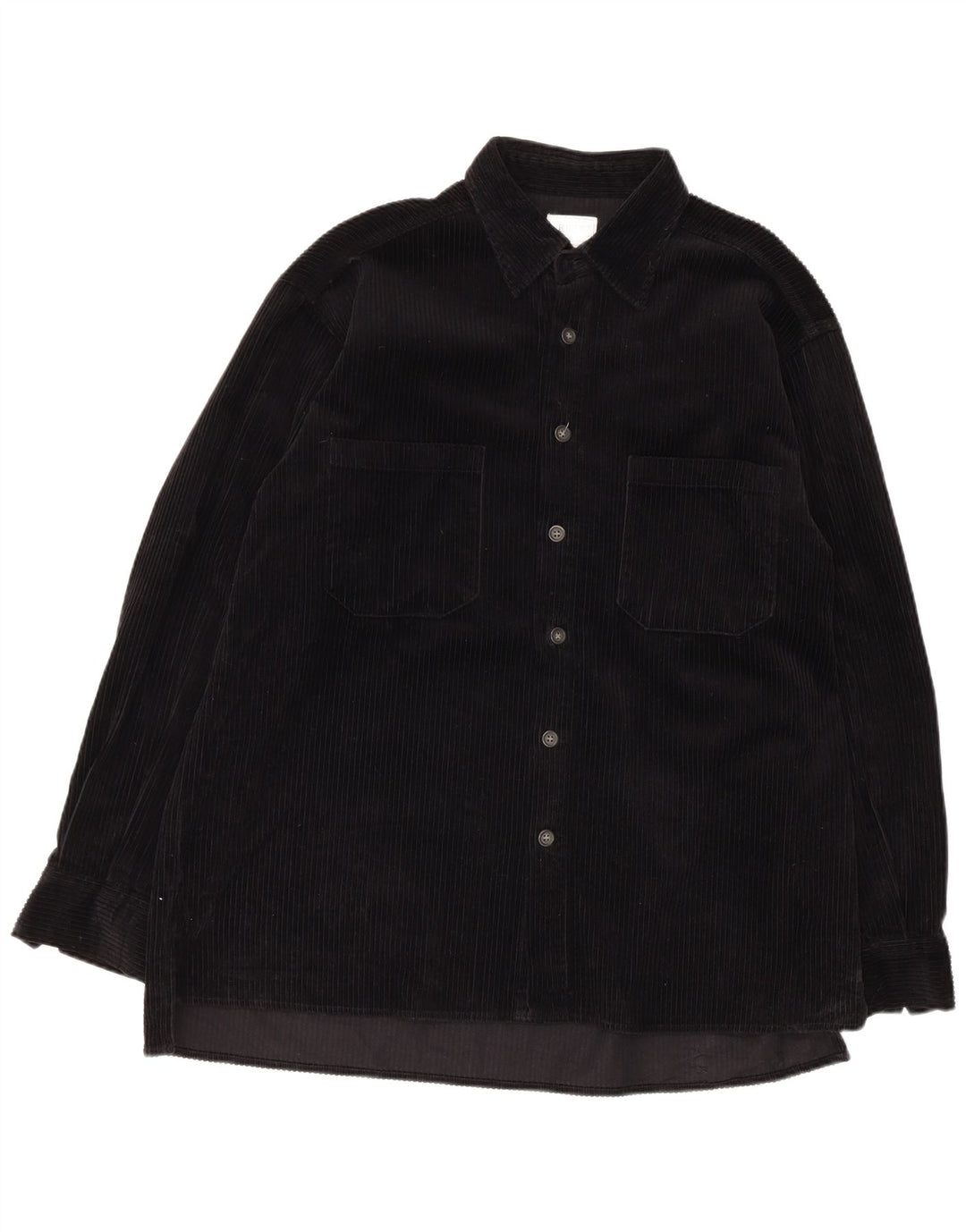 Camisa masculina de veludo Rifle grande de algodão preto