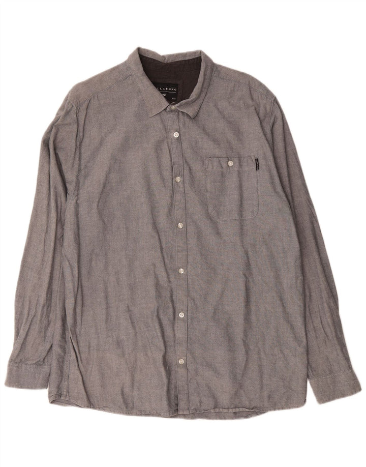 Camisa masculina Billabong 2XL algodão cinza