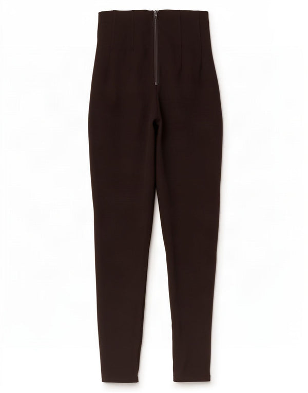 Zara Calça feminina skinny casual pequena W26 L28 preta viscose