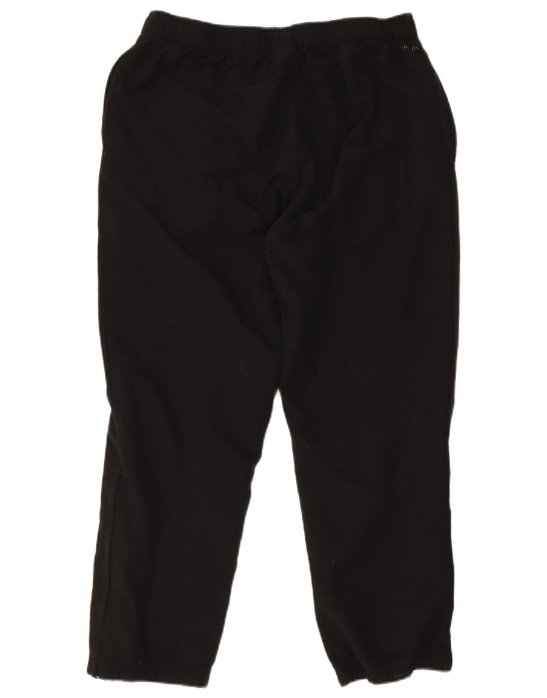 Adidas masculino climalite calças de treino joggers grande poliéster preto