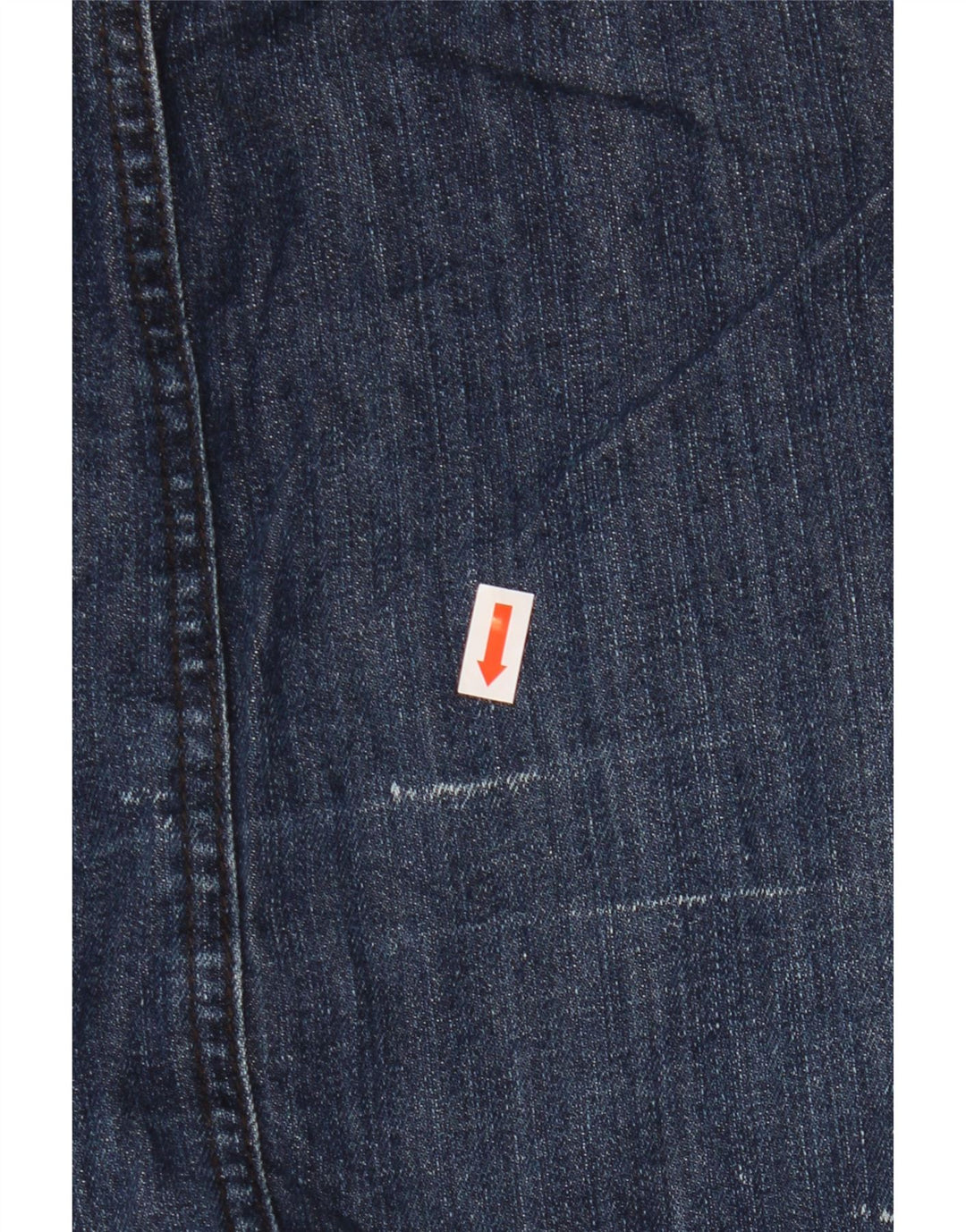 Saia jeans feminina BODEN Reino Unido 14 grande W32 algodão azul marinho