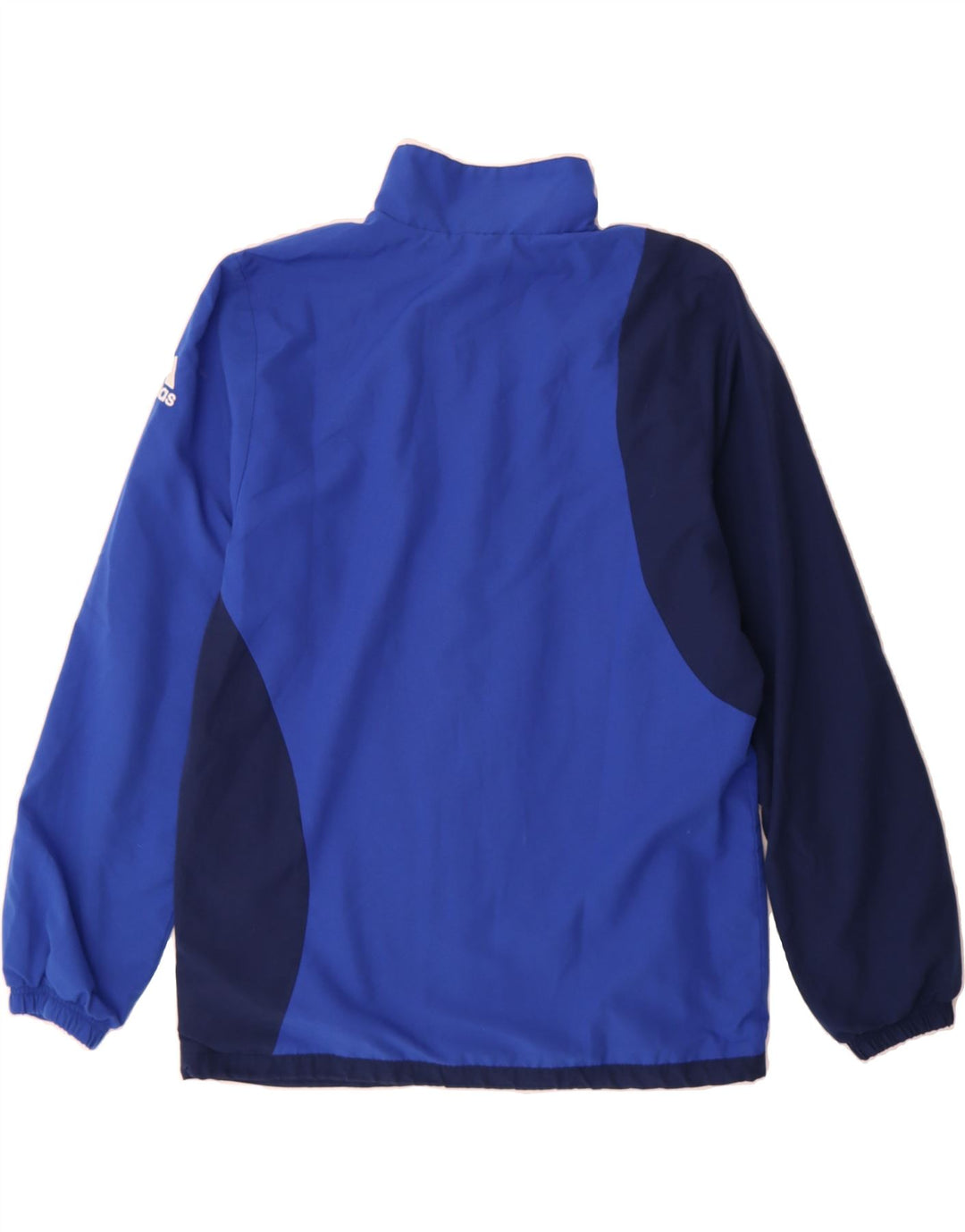 ADIDAS Mens Tracksuit Top Jacket UK 38/40 Medium Blue Colourblock Vintage Adidas and Second-Hand Adidas from Messina Hembry 