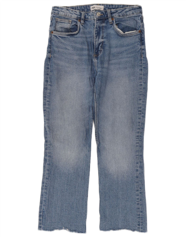 Calça jeans feminina Zara EU 38 pequena W28 L25 azul