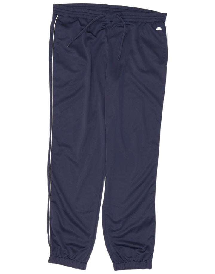 Calça de treino masculina Ellesse Joggers 2XL poliéster azul marinho
