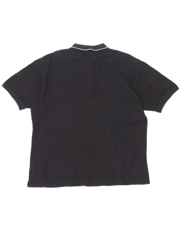 Camisa Polo Masculina Fila XL Algodão Preto