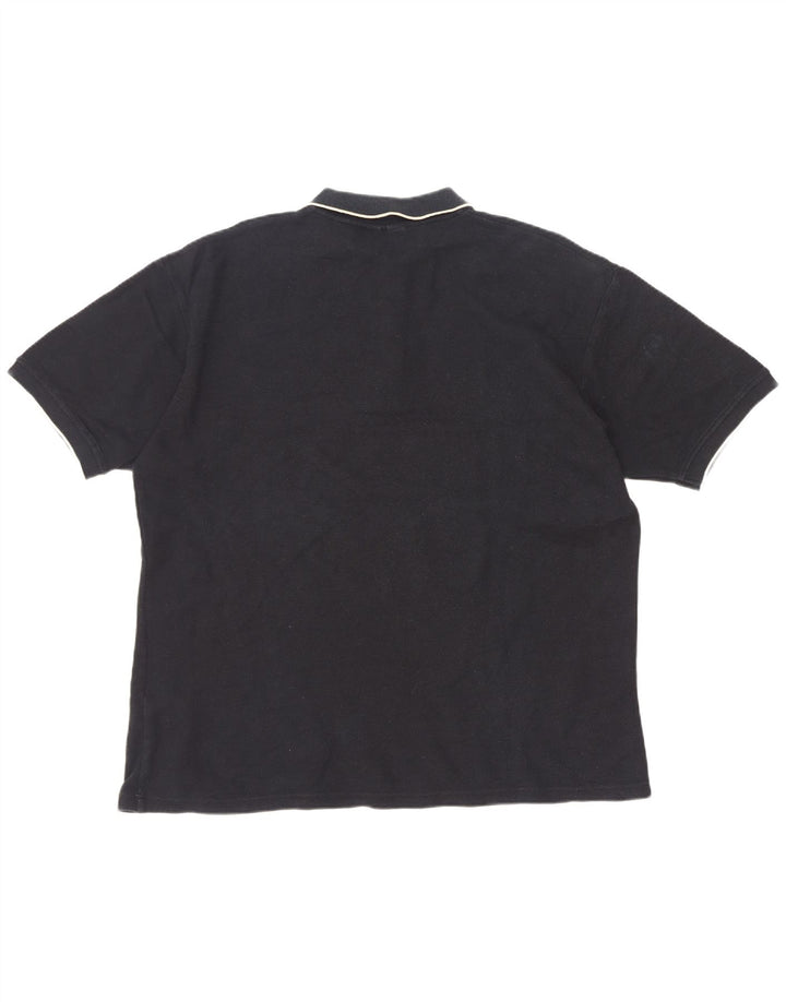 Camisa Polo Masculina Fila XL Algodão Preto