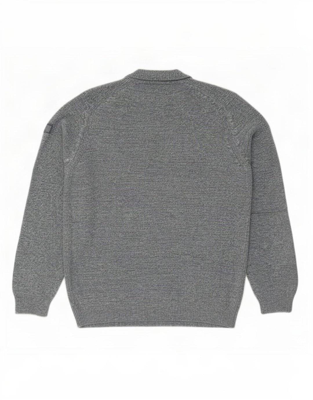 Suéter masculino Camel Active com gola redonda e algodão manchado azul grande