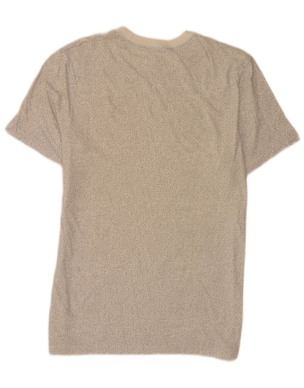 Camiseta feminina Nike Regular Graphic UK 14 grande algodão manchado cinza