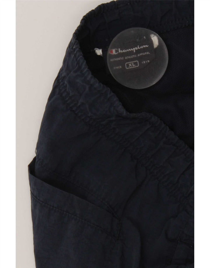 Shorts esportivos masculinos Champion XL azul marinho