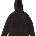 Jaqueta corta-vento com capuz para meninos REEBOK 10-11 anos poliéster preto