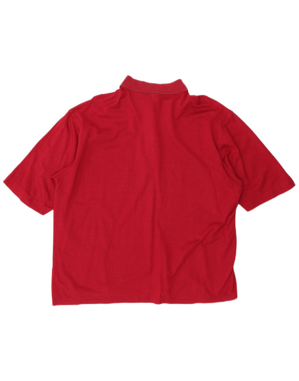 PAUL & SHARK Mens Polo Shirt Large Red