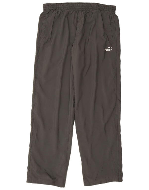 Calça de treino masculina PUMA 2XL poliéster cinza