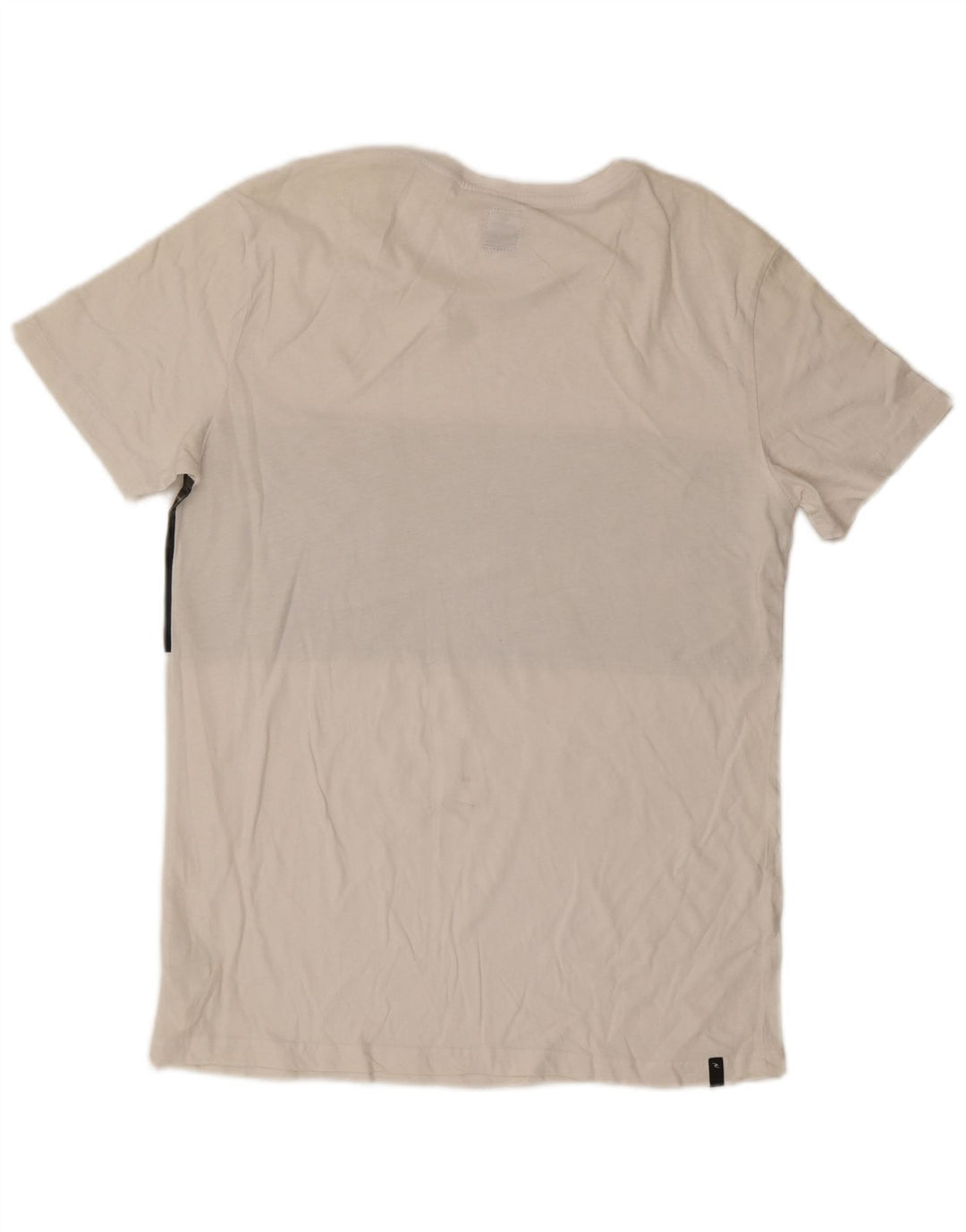 Camiseta masculina Rip Curl Standard Fit Top médio branco colorblock algodão